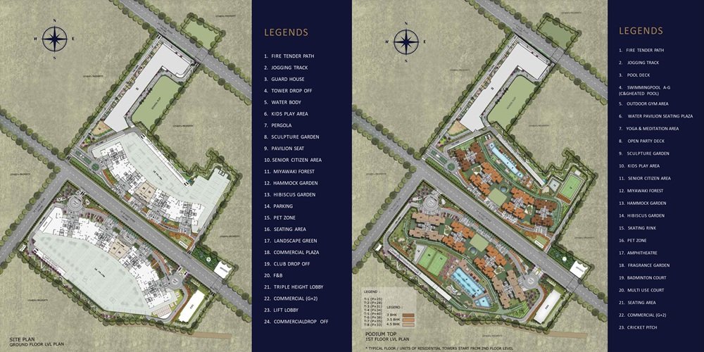 Signature Global Sarvam Gurgaon Site Plan